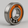 Close-up van een krukaslager voor een KTM crossmotor, essentieel voor prestaties en duurzaamheid