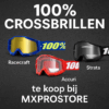 100% crossbrillen in drie modellen – Racecraft, Accuri en Strata – te koop bij MXPROSTORE